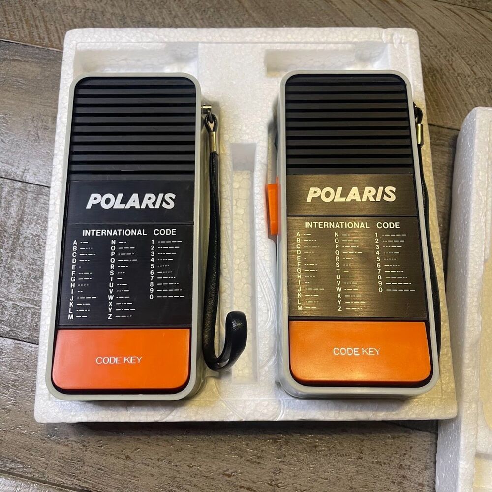 2 Vintage Rare 1972 Midland 13-046X Walkie Talkies Morse Code Transistor